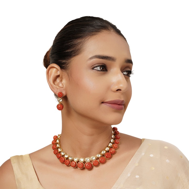 22k Gold Plated Varsha Kamakshi Necklace Set