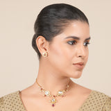 22k Gold Plated Kashvi Necklace Set