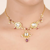 22k Gold Plated Kashvi Necklace Set