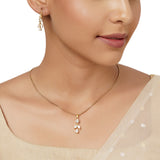 22k Gold Plated Varsha Kanupriya Pendant Set