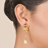 22k Gold Plated Krishna Necklace Set