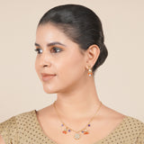 22k Gold Plated Ladli Necklace Set