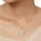 22k Gold Plated Varsha Kashvi Pendant Set