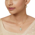 22k Gold Plated Varsha Kashvi Pendant Set