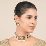 22k Gold Plated Leela Necklace Set