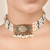 22k Gold Plated Leela Necklace Set