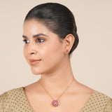 22k Gold Plated Leena Necklace Set