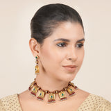 22k Gold Plated Meghana Necklace Set