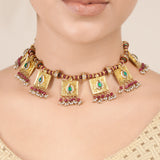 22k Gold Plated Meghana Necklace Set