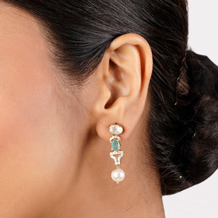 22k Gold Plated Sankranti Lavina Earring