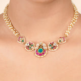 22k Gold Plated Lekha Choker Set