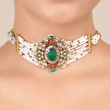 22k Gold Plated Madhavi Choker Set