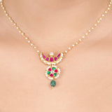 22k Gold Plated Meera Necklace Set