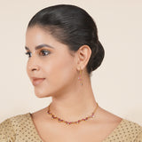 22k Gold Plated Megha Necklace Set