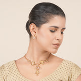 22k Gold Plated Mugdha Necklace Set