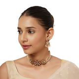 22k Gold Plated Varsha Lavangi Necklace Set