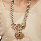22k Gold Plated Varsha Lipika Necklace Set