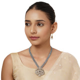22k Gold Plated Varsha Mahima Necklace Set