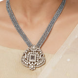 22k Gold Plated Varsha Mahima Necklace Set