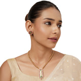 22k Gold Plated Varsha Maulika Necklace Set