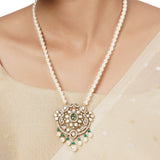 22k Gold Plated Varsha Namrata Pendant Set