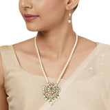 22k Gold Plated Varsha Namrata Pendant Set