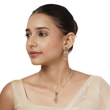 22k Gold Plated Varsha Nihar Pendant Set