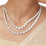 22k Gold Plated Varsha Nikhara Necklace Set