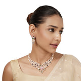 22k Gold Plated Varsha Nivedita Necklace Set