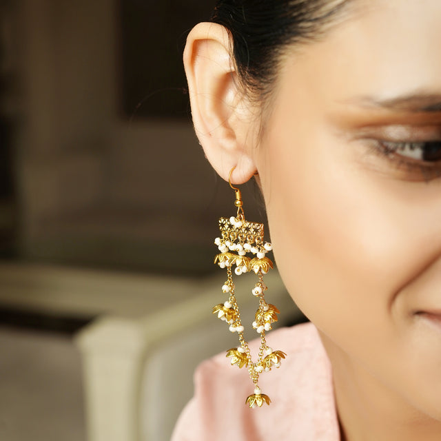 22k Gold Plated Rachit Earring