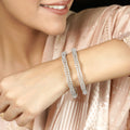 22k Gold Plated Ziya Ripple Bangle