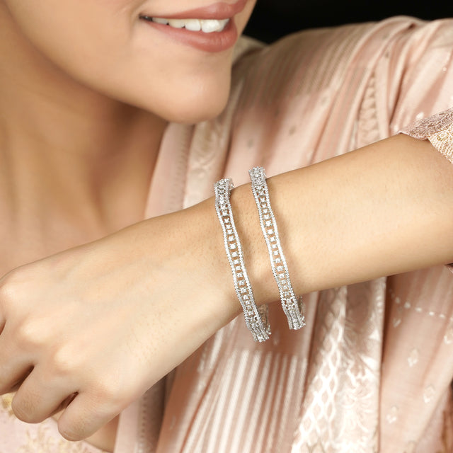 22k Gold Plated Ziya Ripple Bangle