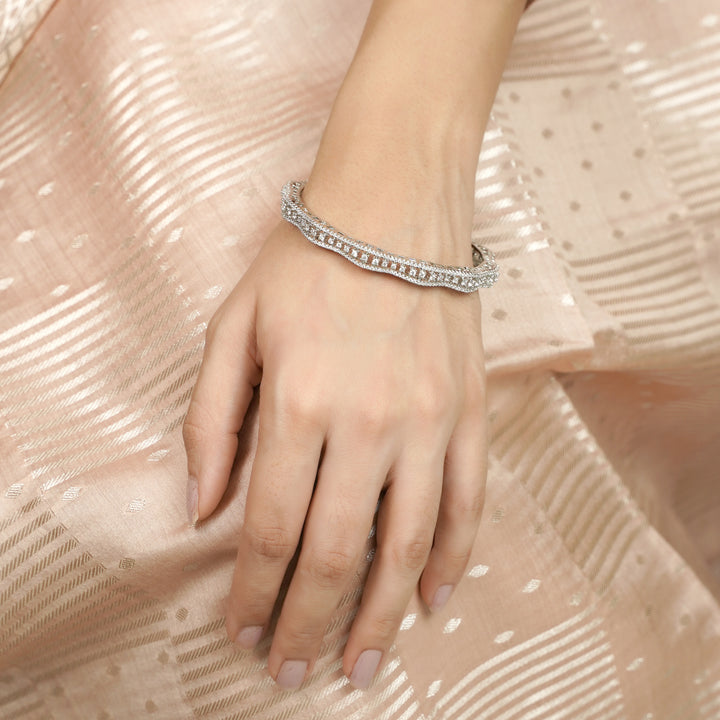 22k Gold Plated Ziya Ripple Bangle