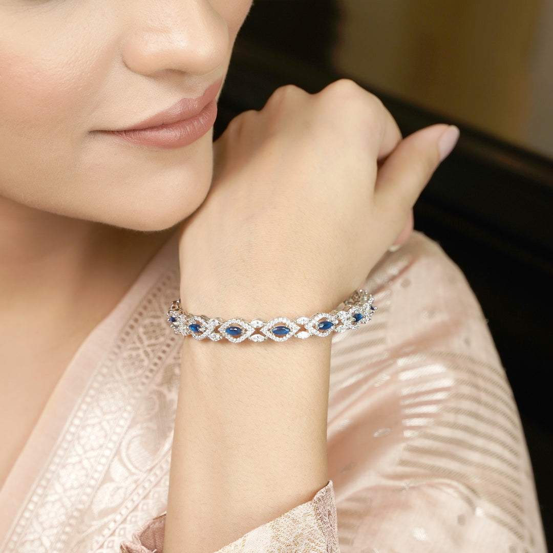 22k Gold Plated Ziya Oval Bangle