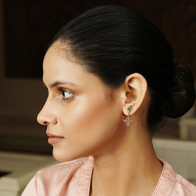 22k Gold Plated Niva Earring