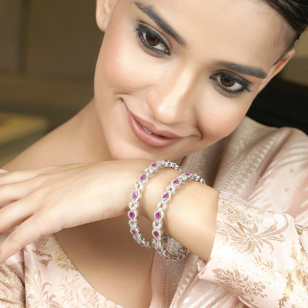 22k Gold Plated Ziya Blossom Bangle