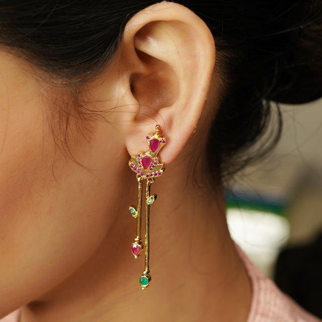 22k Gold Plated  Riddhima Earring