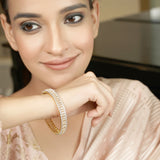 22k Gold Plated Ziya Interlace Bangle