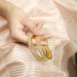 22k Gold Plated Ziya Marquise Bangle