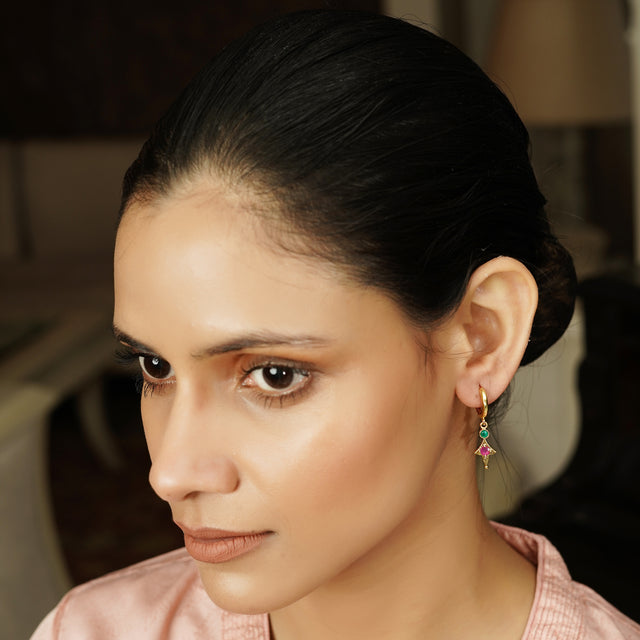 22k Gold Plated Pishu Earring