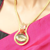 Anya 22k Gold Plated Necklace Set