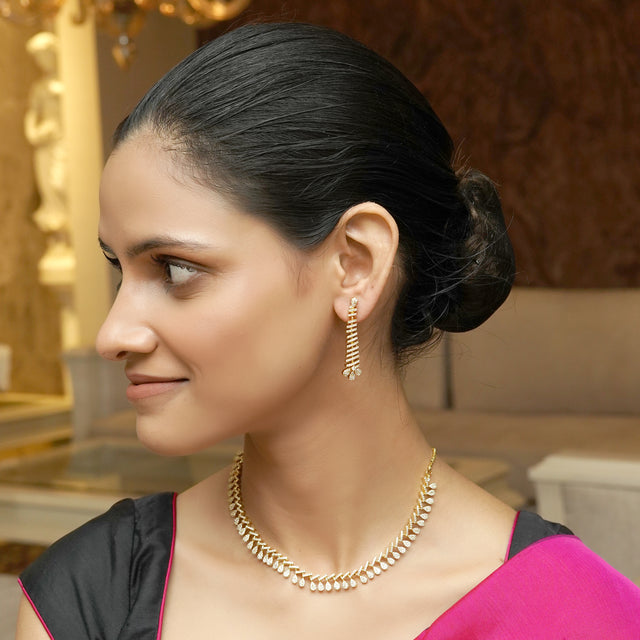 Amruta 22k Gold Plated Necklace Set