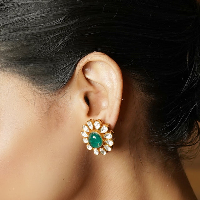 Bhanumati 22k Gold Plated Earring