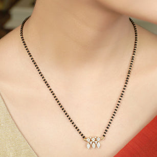 22k Gold Plated Manya Pankhi Mangalsutra