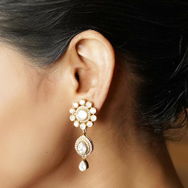 Bhavini 22k Gold Plated Earring