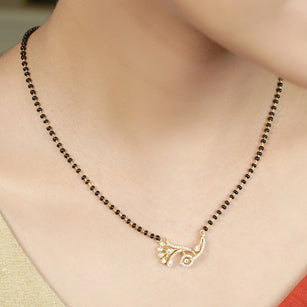 22k Gold Plated Manya Dhara Mangalsutra