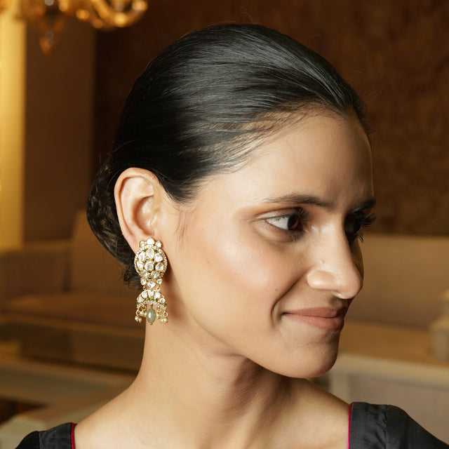 Gauri 22k Gold Plated Earring