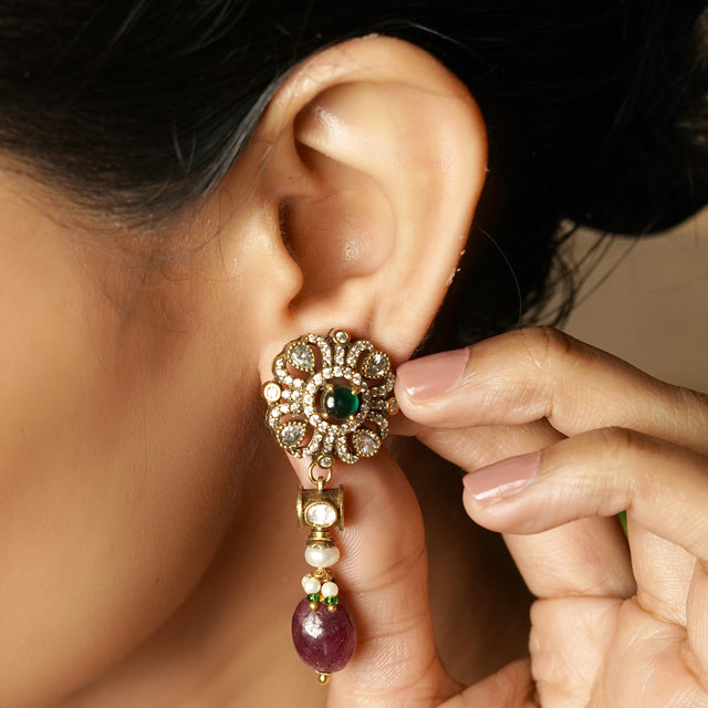 Ishita 22k Gold Plated Earring