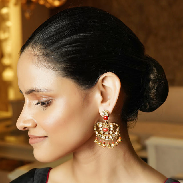 Janaki 22k Gold Plated Earring