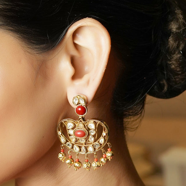 Janaki 22k Gold Plated Earring